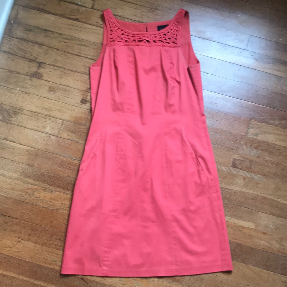 Max & Cleo coral Dress from Anthropologie
